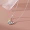 Crystal Colourful Butterfly 925 Sterling Silver Necklace Chain Womens Jewellery